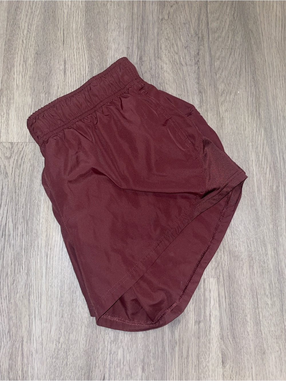 Maroon shorts